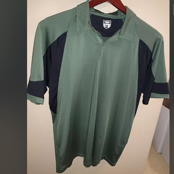 Whiteridge Polo, size XL, green & black - Picture 1 of 3